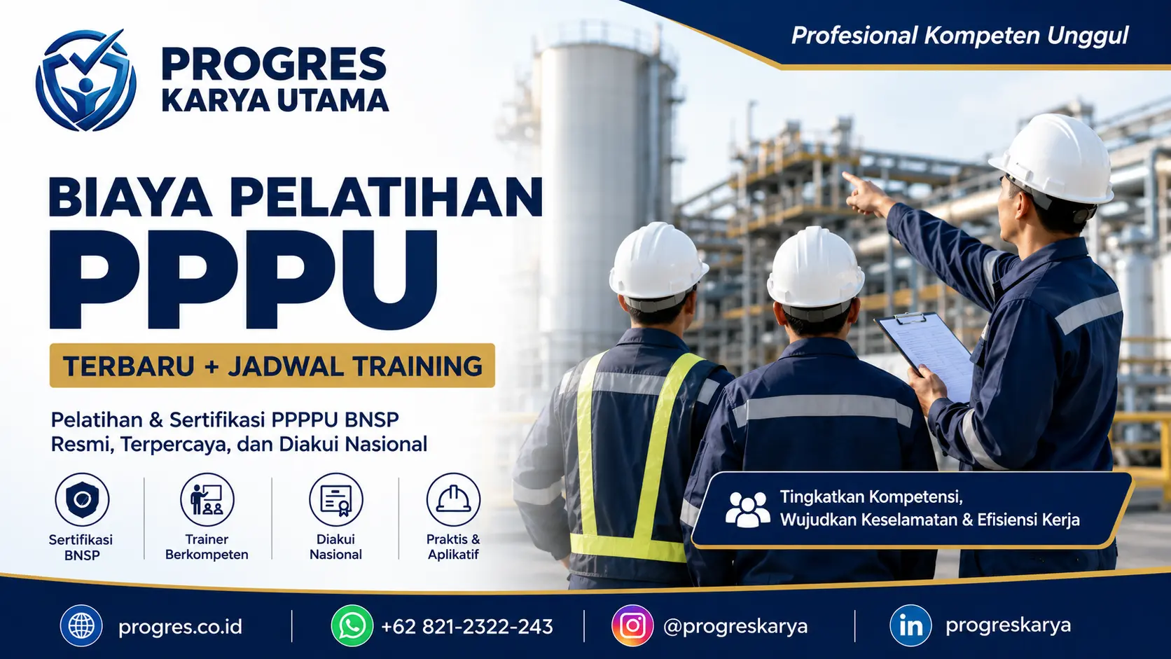 Biaya Pelatihan PPPU Terbaru + Jadwal Training