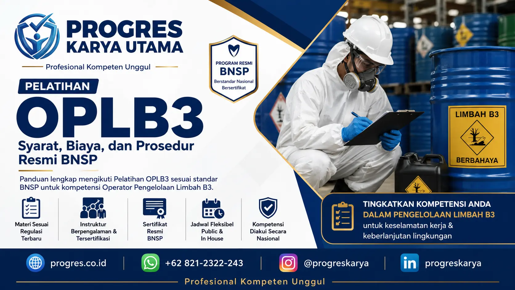 Pelatihan OPLB3: Syarat, Biaya, dan Prosedur Resmi BNSP