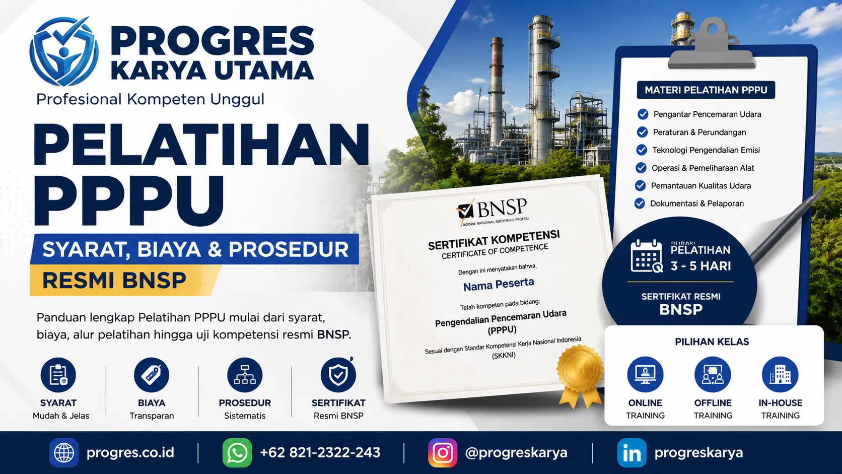 Pelatihan PPPU: Syarat, Biaya, dan Prosedur Resmi BNSP